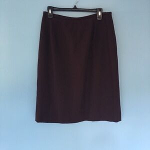 Rena Rowan• Brown Wool Skirt, 14 Vintage office